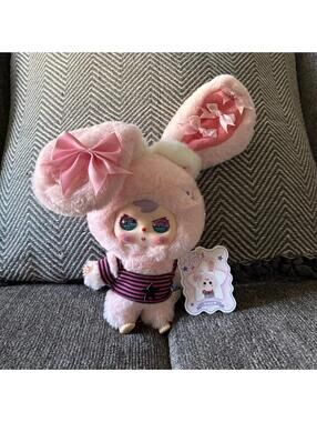 bb3 grunge pink plush pendant